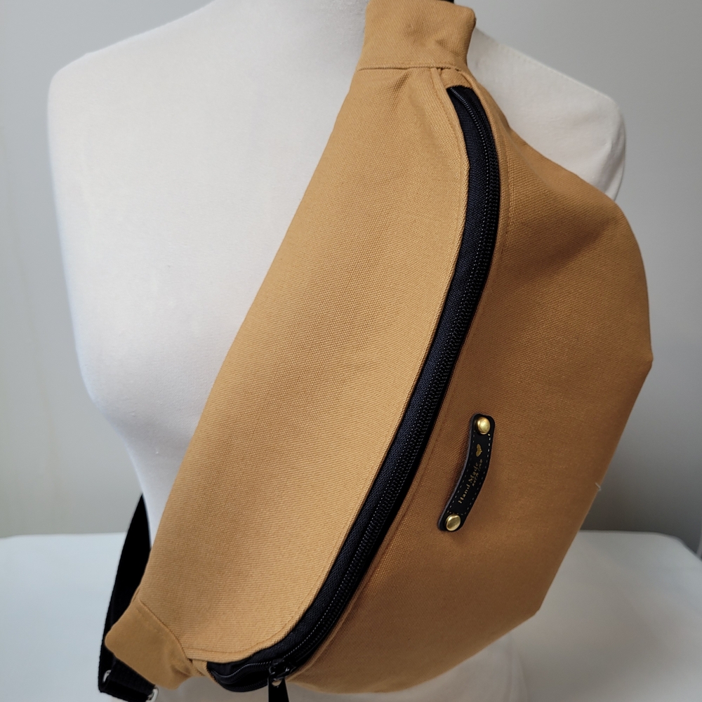 Tan Crossbody Hip Bag